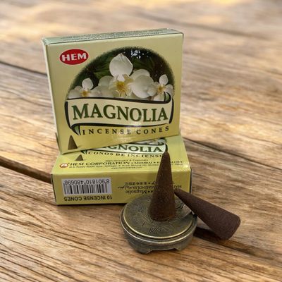 CONI DI  INCENSO HEM  MAGNOLIA