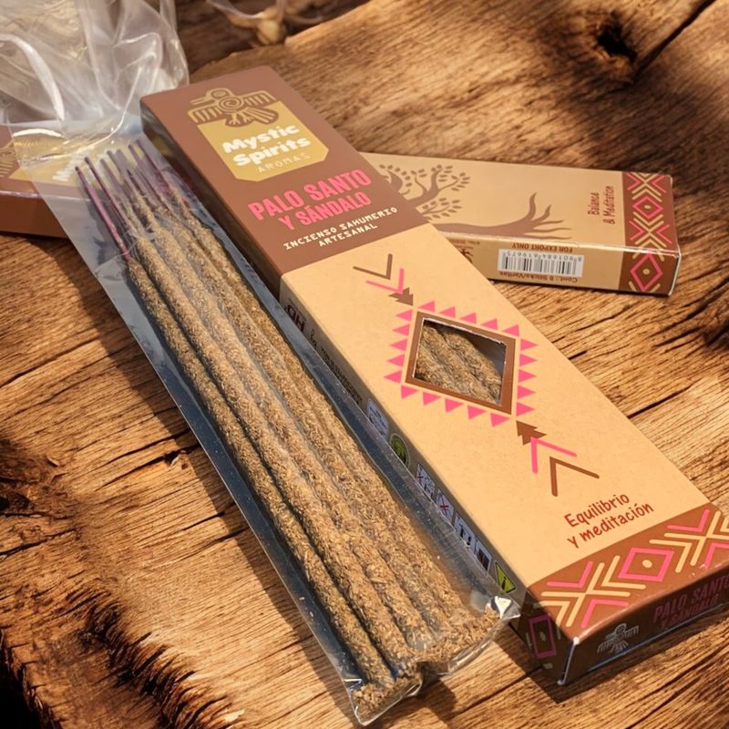 BASTONCINI INCENSO MYSTIC SPIRITS PALO SANTO e SANDALO BASTONCINI INCENSO MYSTIC SPIRITS PALO SANTO e SANDALO