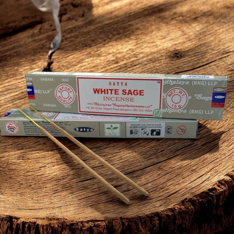 BASTONCINI INCENSO  SATYA SALVIA BIANCA