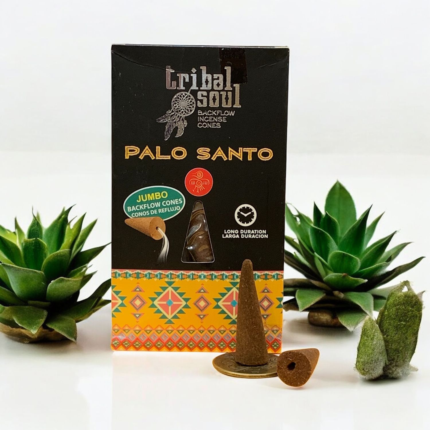 CONI DI  INCENSO BACKFLOW TRIBAL SOUL  PALO SANTO
