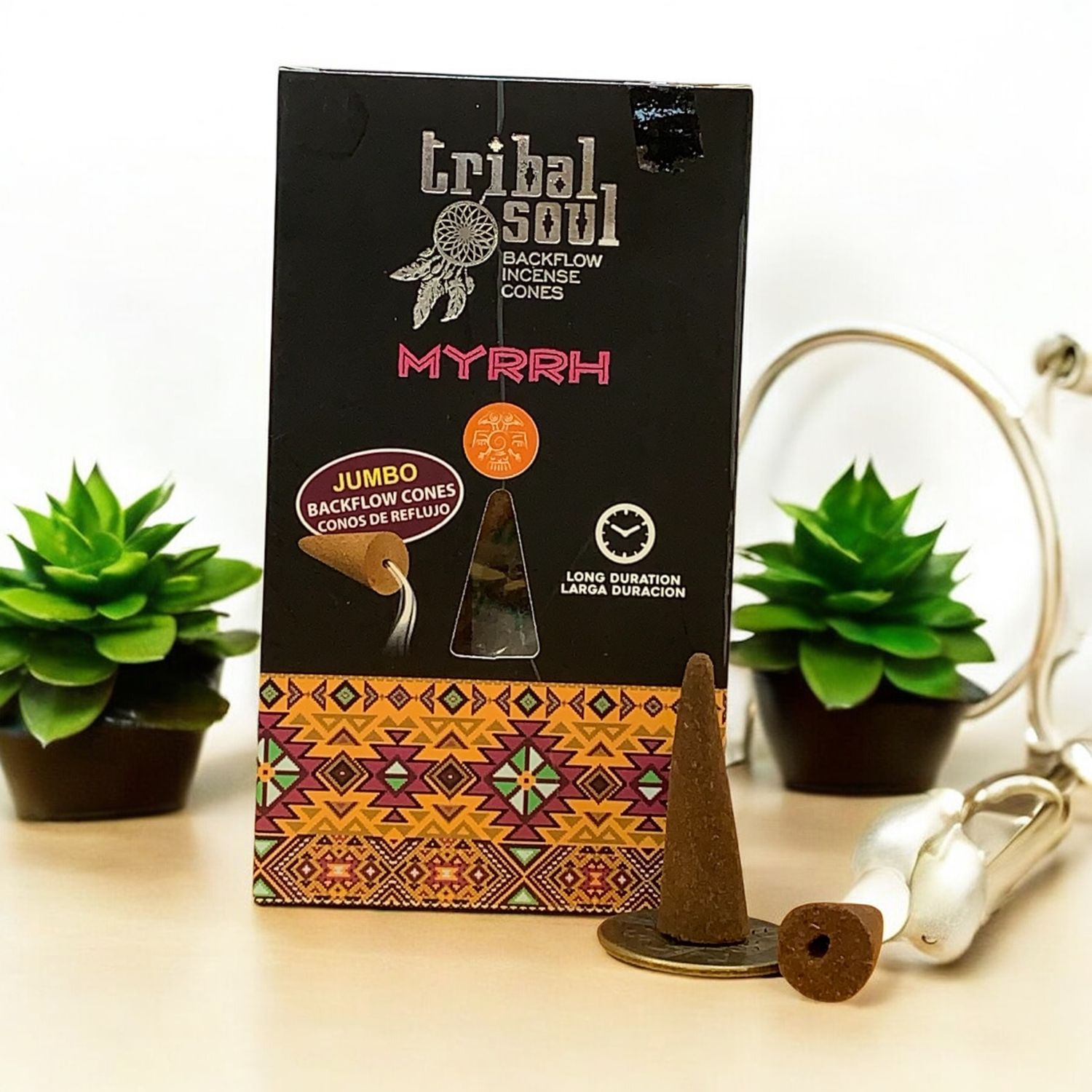 CONI DI INCENSO BACKFLOW TRIBAL SOUL MIRRA CONI DI INCENSO BACKFLOW TRIBAL SOUL MIRRA
