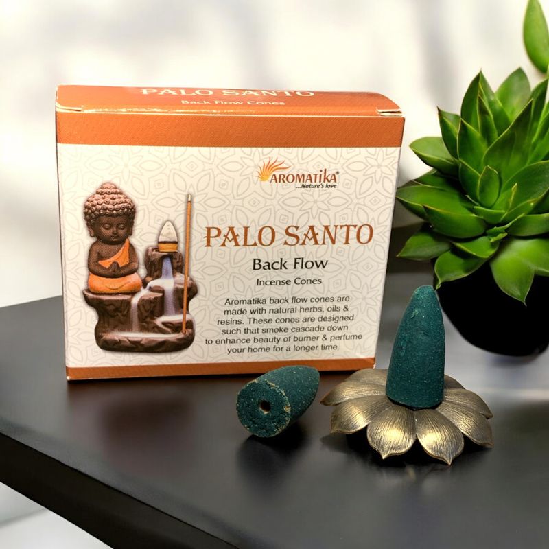 CONI DI  INCENSO BACKFLOW  AROMATIKA   PALO SANTO