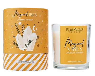 CANDELA PROFUMATA COLLEZIONE CELESTIAL MAGIC  VIBRAZIONI MAGICHE