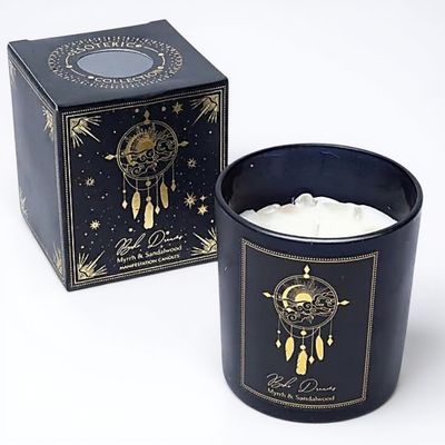 CANDELA D'INTENTI BOHO DREAMS IN VETRO