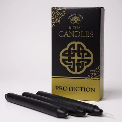 CANDELE RITUALI DI TRASFORMAZIONE NERE 10 PEZZI CANDELE RITUALI DI TRASFORMAZIONE NERE 10 PEZZI