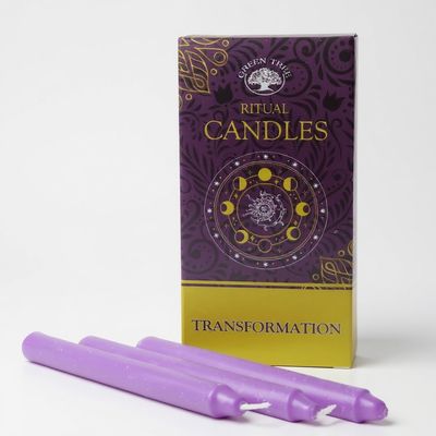 CANDELE RITUALI DI TRASFORMAZIONE VIOLA 10 PEZZI CANDELE RITUALI DI TRASFORMAZIONE VIOLA 10 PEZZI