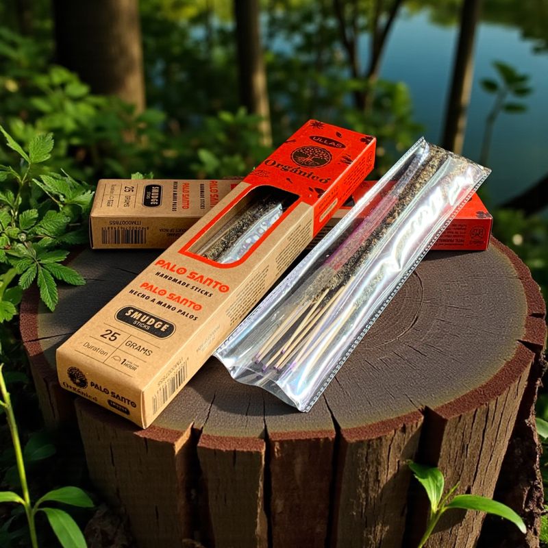 BASTONCINI INCENSO ORGANICO ULLAS PALOSANTO 25 grammi BASTONCINI INCENSO ORGANICO ULLAS PALOSANTO 25 grammi