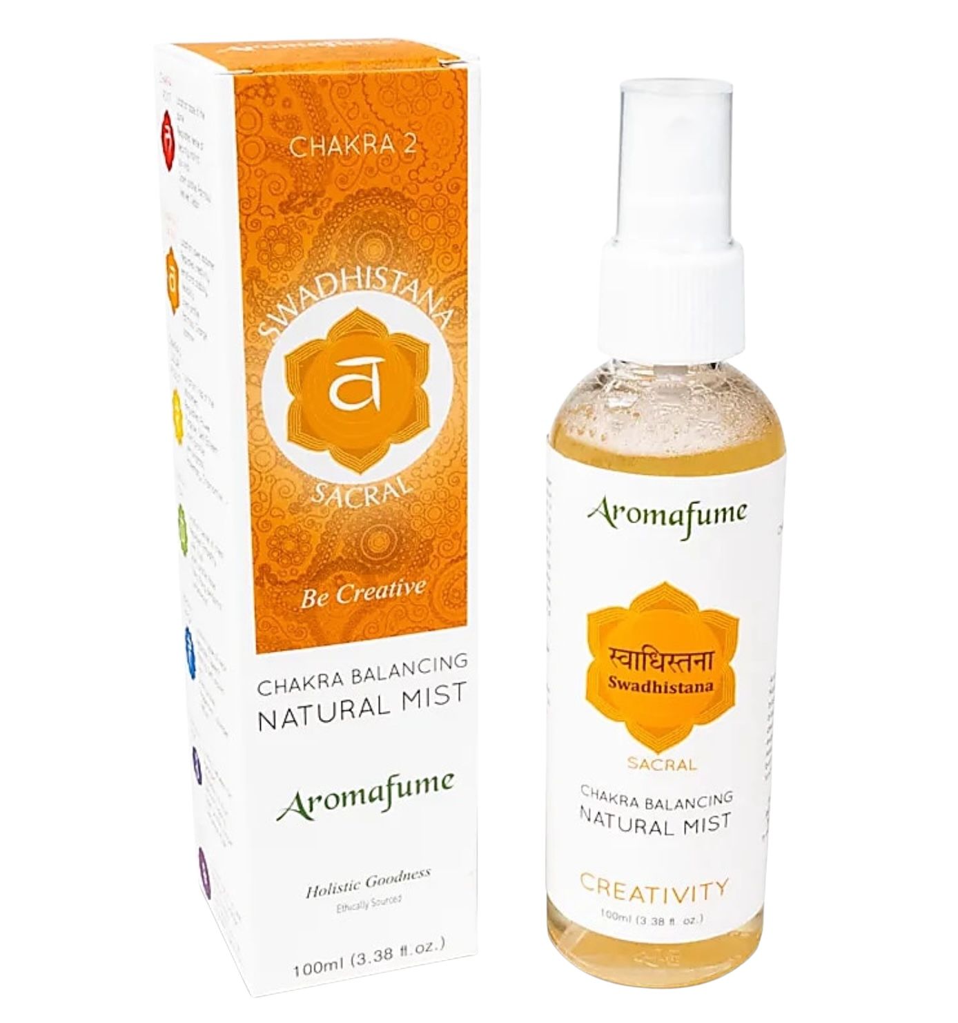 AROMAFUME  SPRAY PER AMBIENTE  CHAKRA  2 SACRALE