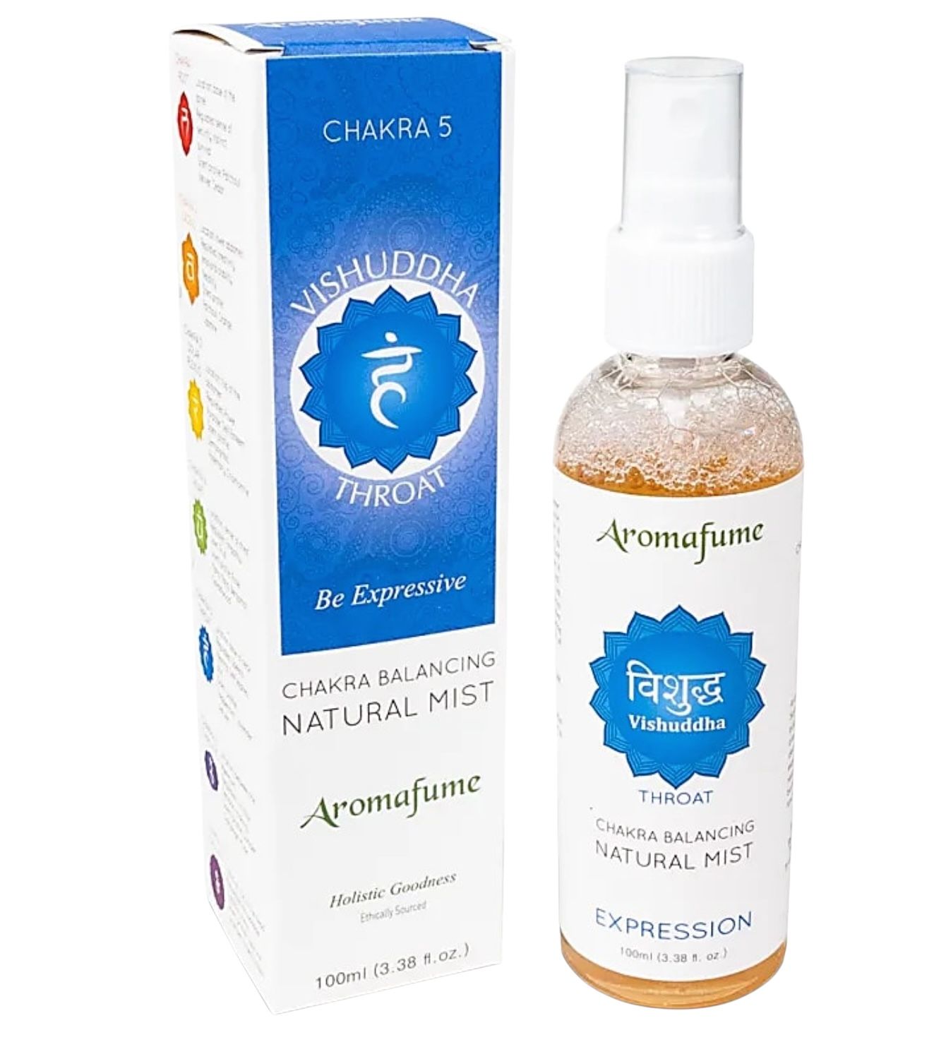 AROMAFUME  SPRAY PER AMBIENTE  CHAKRA 5 GOLA