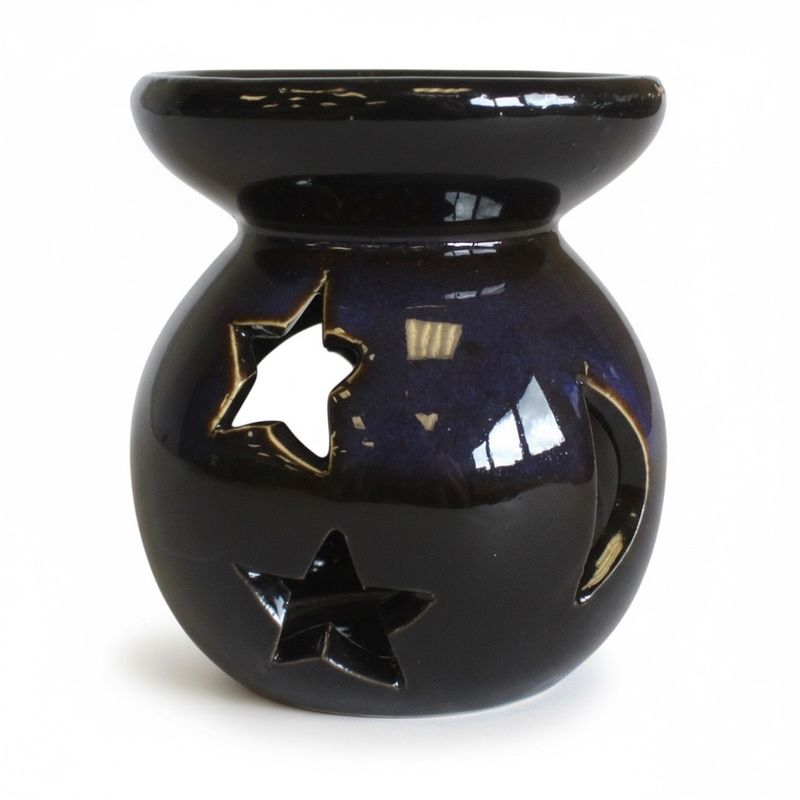BRUCIATORE PER ESSENZE  LUNA  E STELLE