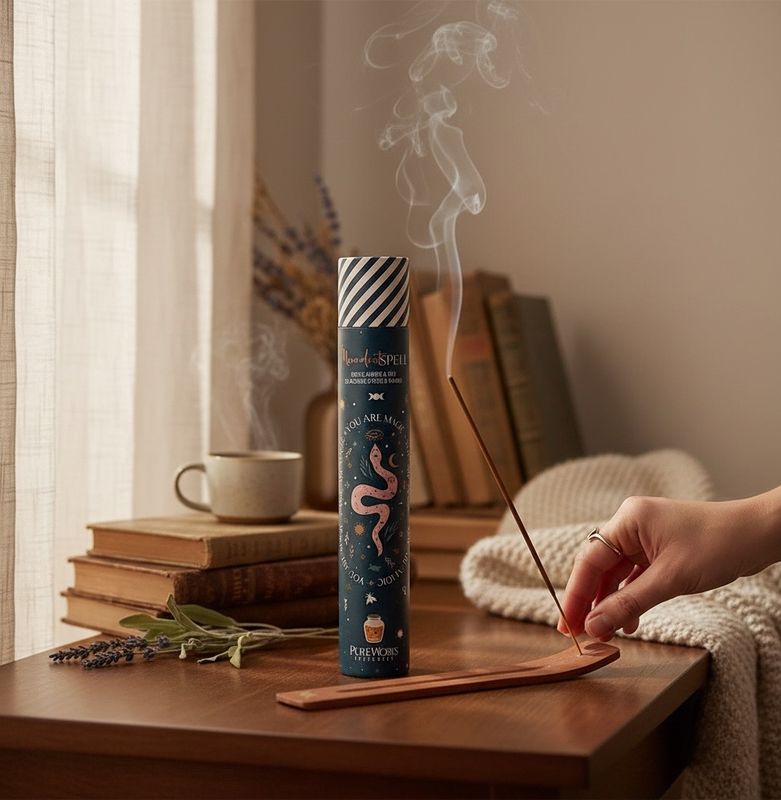 BASTONCINI INCENSO CELESTIAL MAGIC INCANTESIMO POLVERE DI LUNA CON SLITTA