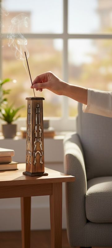 BRUCIATORI PER INCENSO A TORRE TOTEM