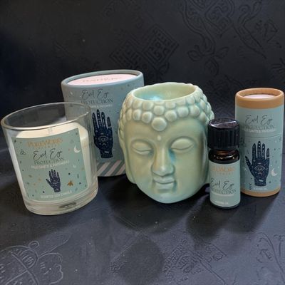 SET DI PROTEZIONE CANDELA AROMA OIL BRUCIATOREI IN CERAMICA