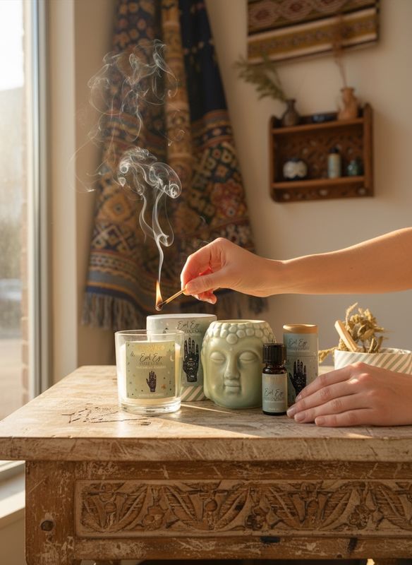 SET DI PROTEZIONE CANDELA AROMA OIL BRUCIATOREI IN CERAMICA