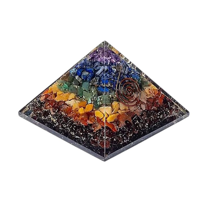 ORGONITE PIRAMIDE 7 CHAKRA