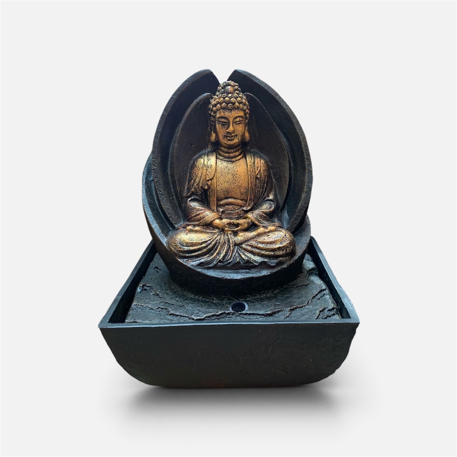 FONTANA BUDDHA IN MEDITAZIONE