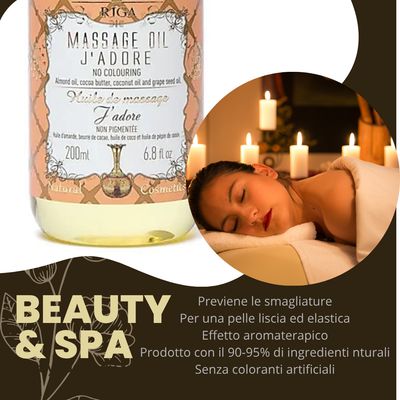 OLIO DA MASSAGGIO NATURALE J'ADORE