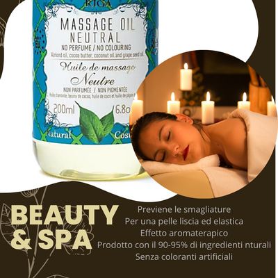 OLIO DA MASSAGGIO NATURALE NEUTRO