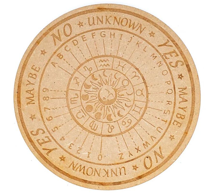 TAVOLA DIVINATORIA ASTROLOGICA INCISA