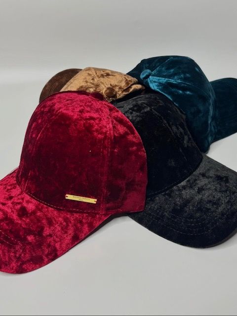 Casquette velour - Noir