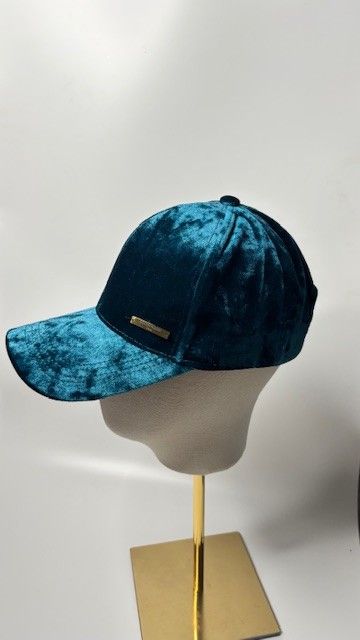 Casquette velou - Bleu turquoise