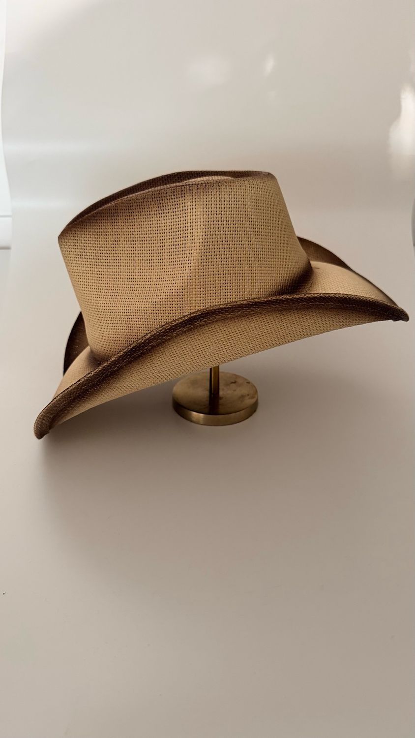 Chapeau de cow-boy - beige dégradé marron fumé