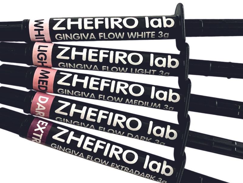 ZHEFIRO lab GENGIVA FLOW Sistema Composito Flowable per restauri indiretti