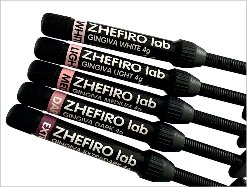 ZHEFIRO lab GENGIVA Sistema Composito Flowable per restauri indiretti