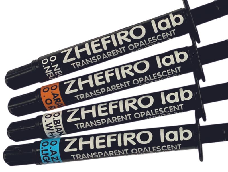ZHEFIRO lab Trasparenti Opalescenti Sistema composito per restauri indiretti