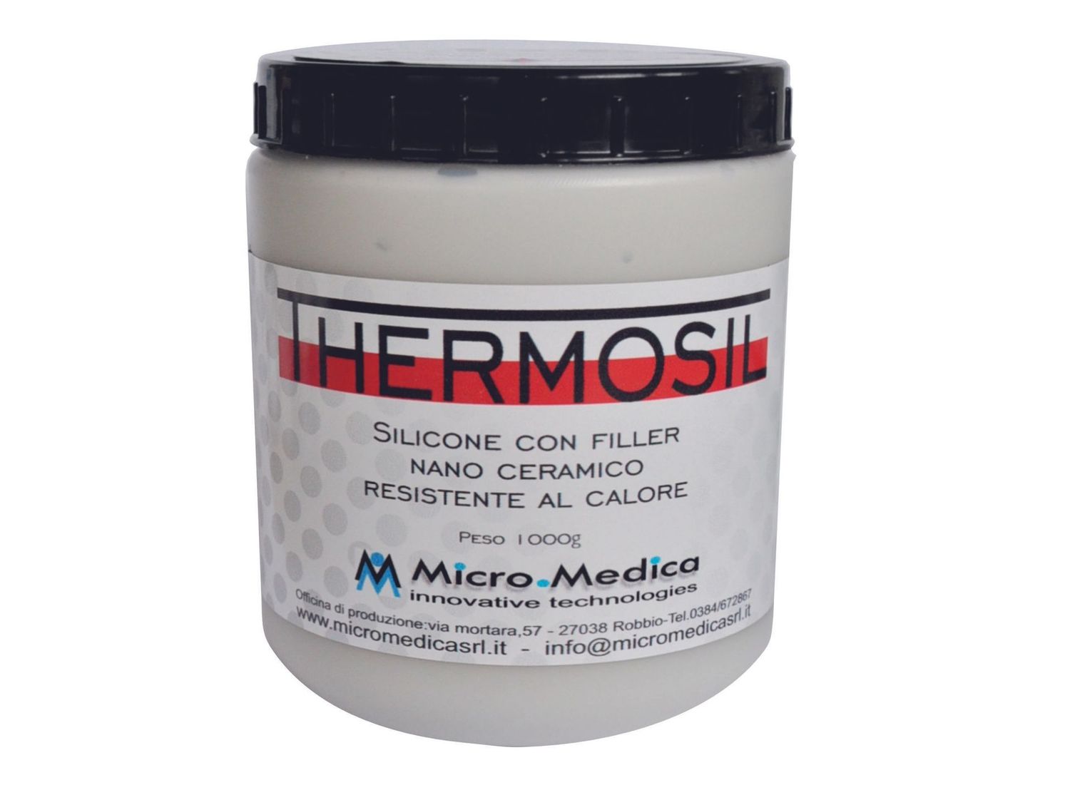 THERMOSIL Silicone resistente alle alte temperature con Filler Nano Ceramico