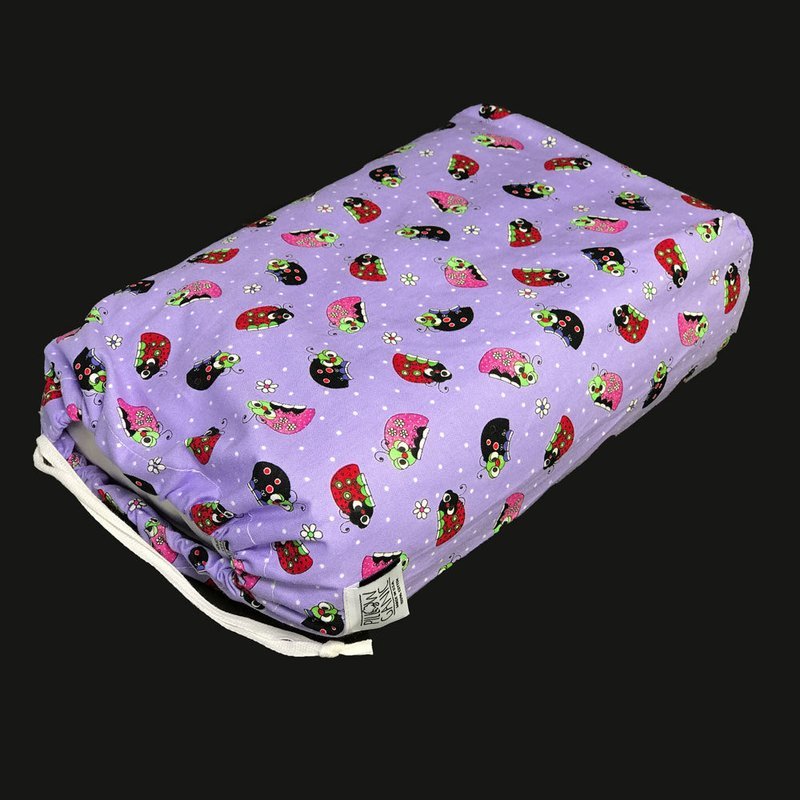 Compact Soft PILLOWGANIC Pillow with Cotton Print Case