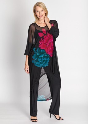 Black Mesh Tunic & Sleeveless Top Black Mesh Tunic & Sleeveless Top