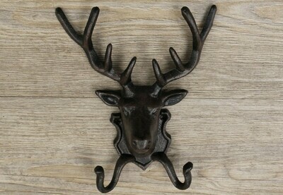 Stag Double Coat Hook