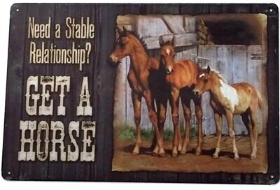 Get a Horse Sign