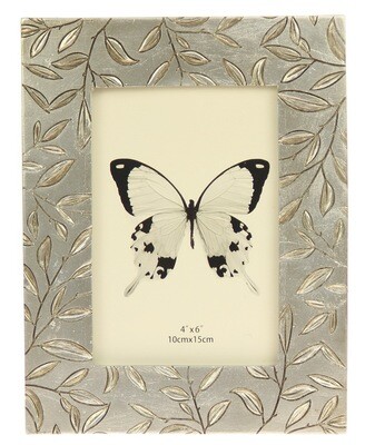 Etched Leaves 4x6 Photo Frame