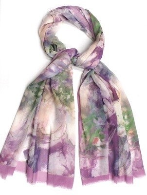 Mauve Abstract Scarf