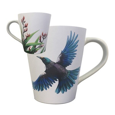 Tui in Flight Stoneware Ceramic Mug