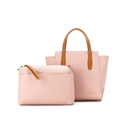 Pink Vienna 2 piece Handbag Set