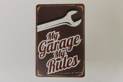 My Garage Tin Sign