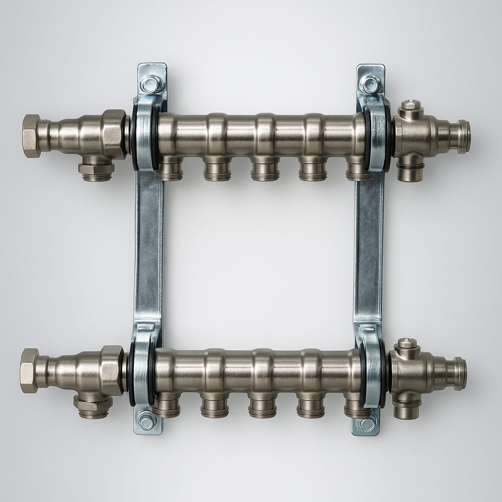 Rozdzielacz ze stali szlachetnej typ HK dla 11 obwodów