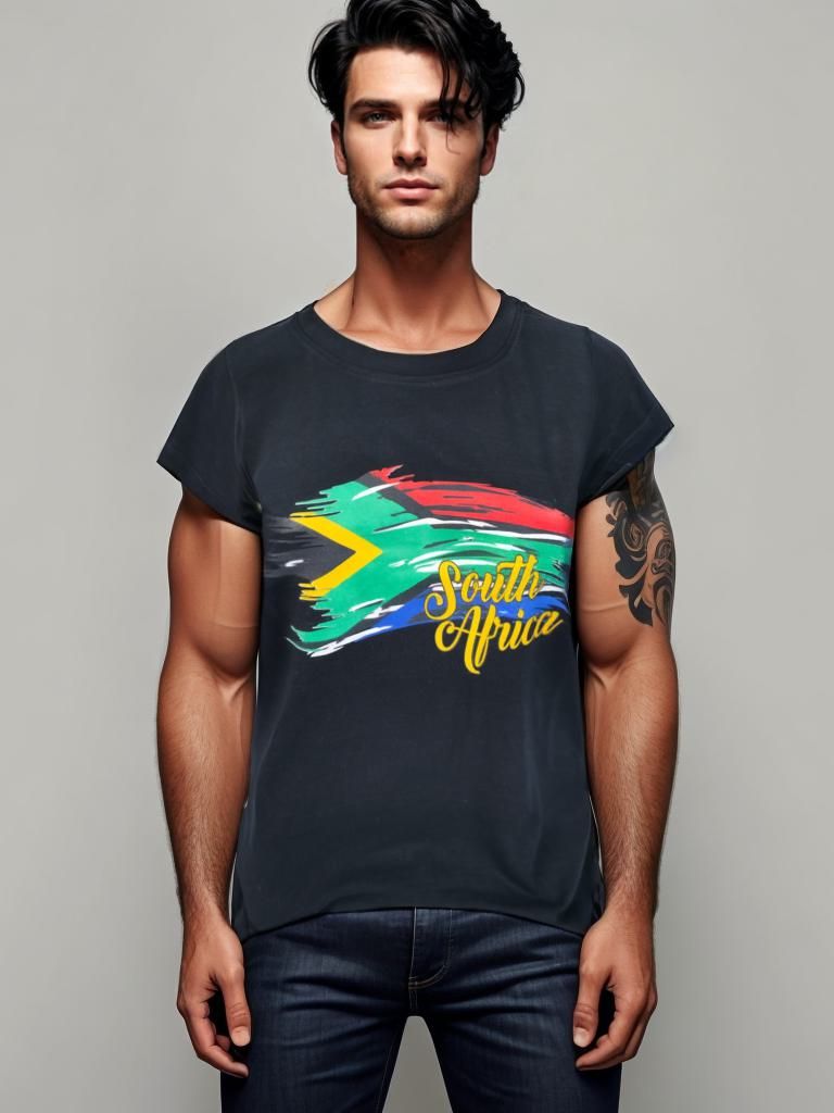 SA Flag Black