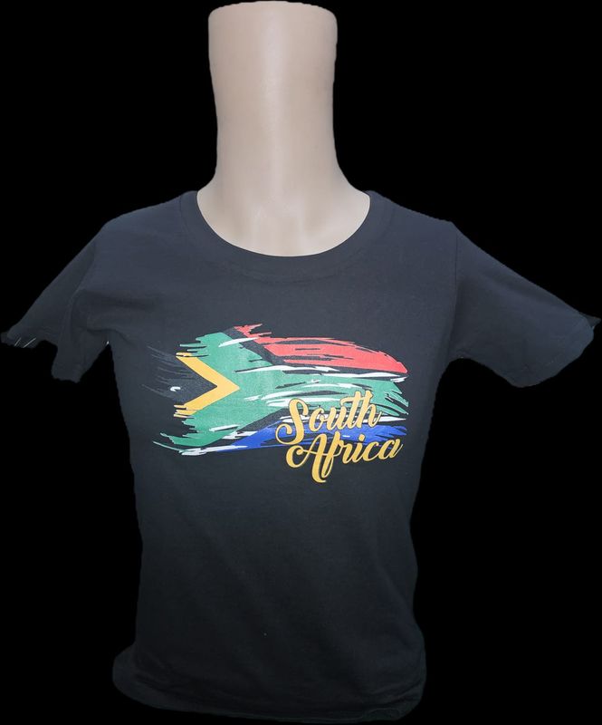 SA Flag Black