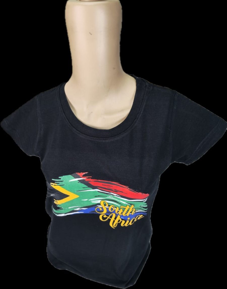SA Flag Black