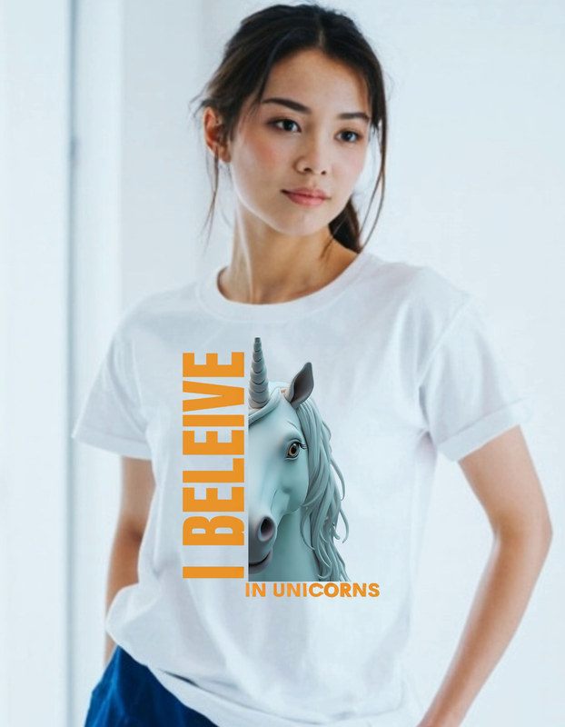 Believe in Unicorn Shirt (adult)