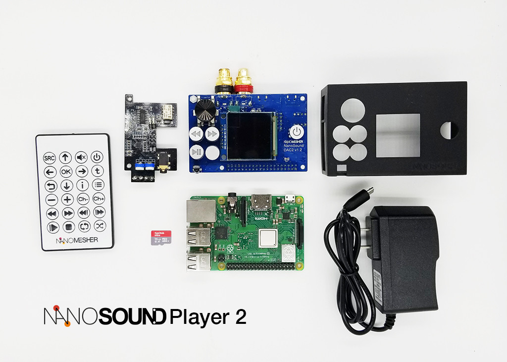 NanoSound Player 2 Kit - Hi-Fi Music Streamer