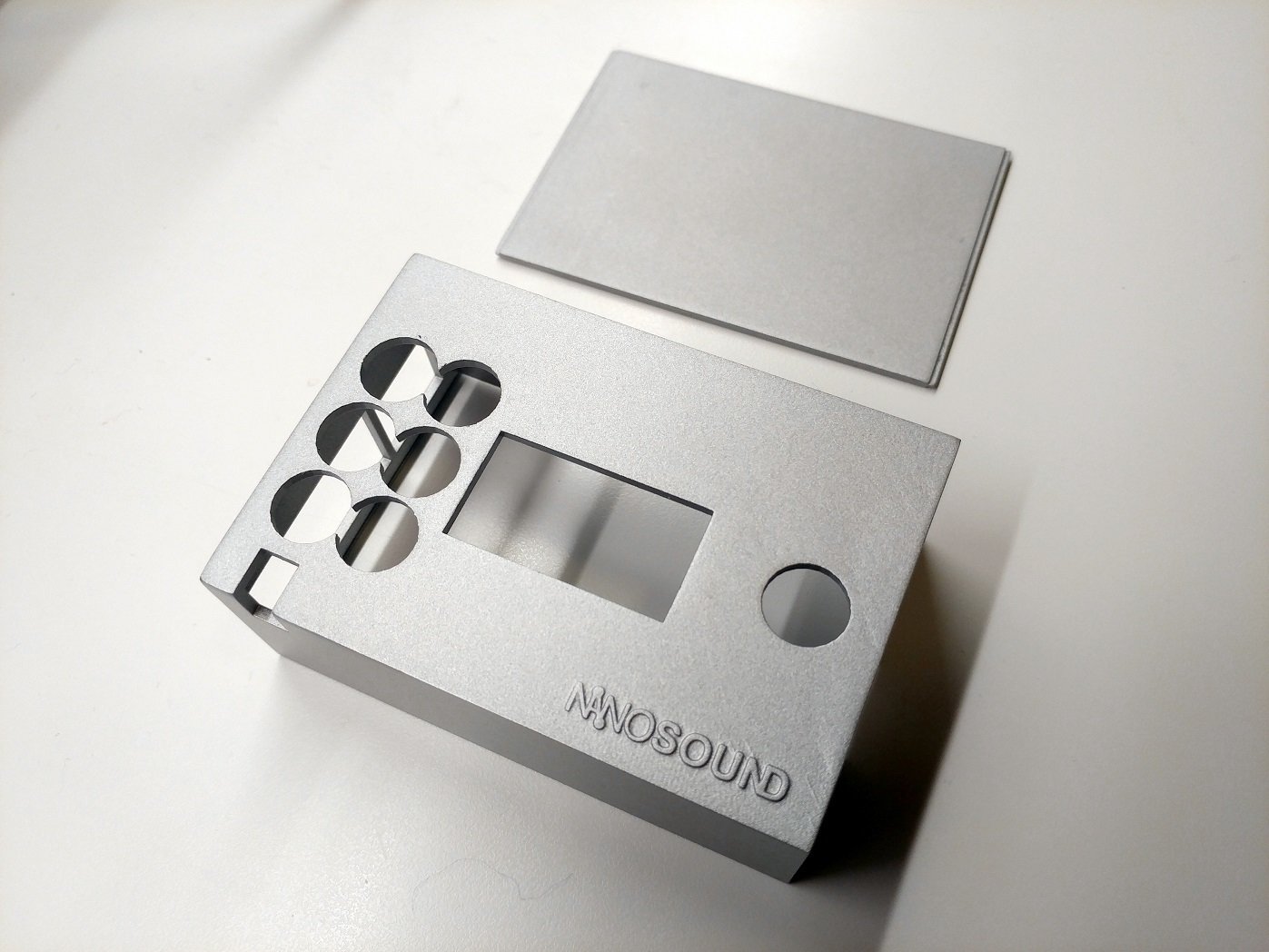 NanoSound DAC 3D Printed Case (Silver)