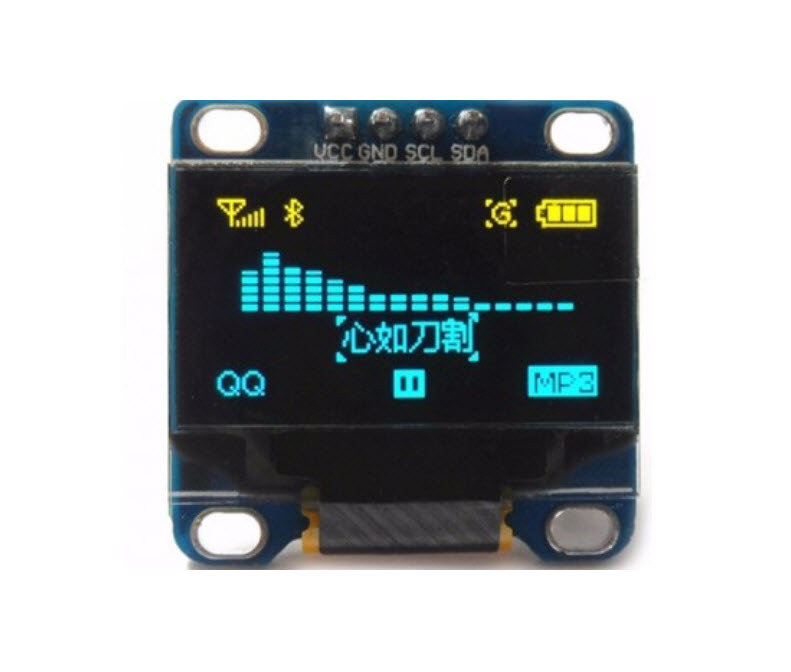 i2c OLED 0.96" Display Raspberry Pi & Arduino (Yellow & Blue)