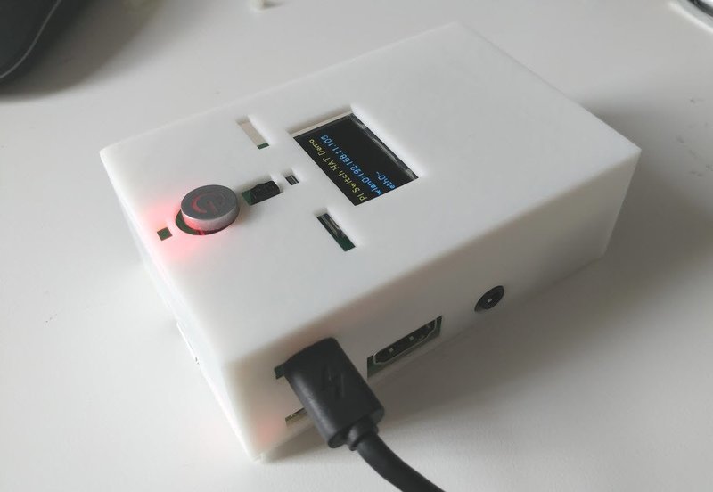3D Printed Case for Hackable Pi Switch Cap