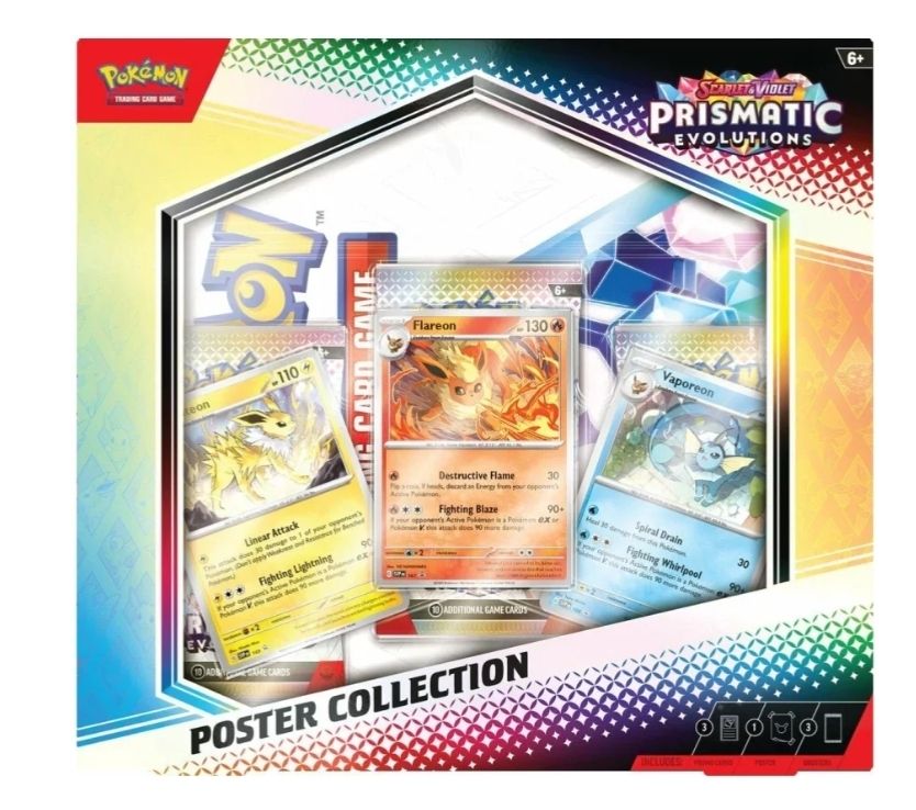 Pokémon Prismatic Evolutions Poster Collection
