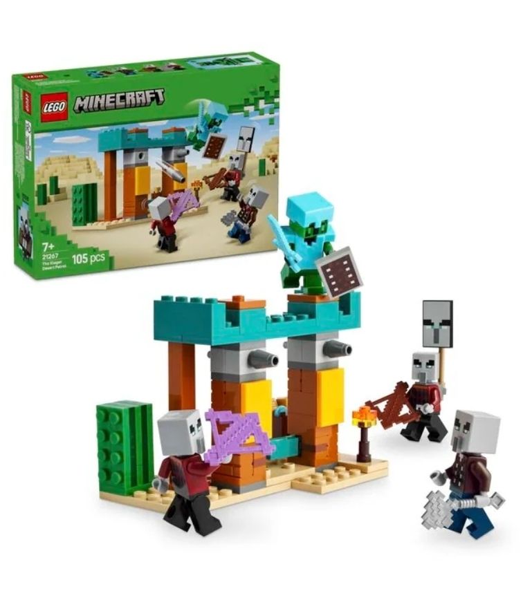LEGO Minecraft 21267 De Illagers in de Woestijn
